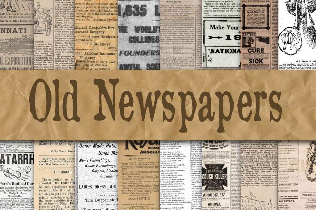 Store Old Newspapers