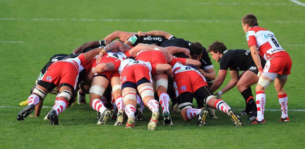 Scrums In Rugby