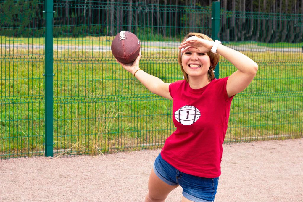 Throwing A Rugby Ball