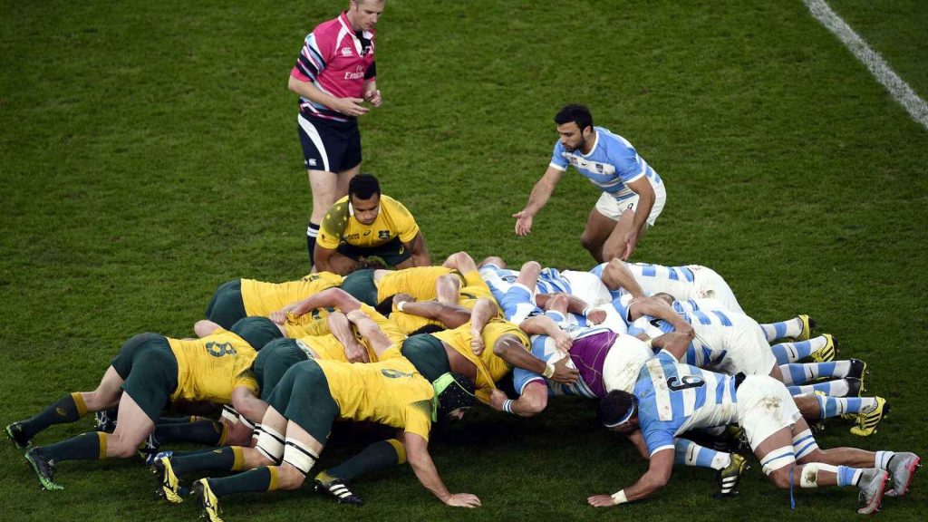 Scrums In Rugby