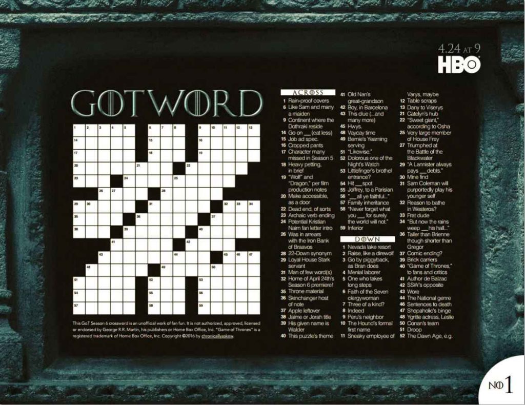 Crossword Puzzle