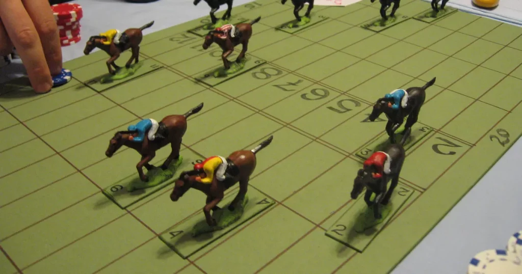 Horse Racing Card Game Board