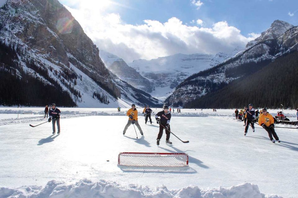 Charlotte Outdoor Hockey Game