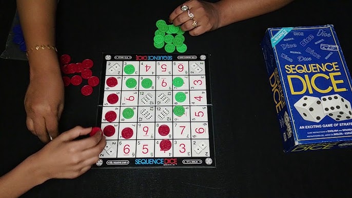 Sequence Dice Board Game