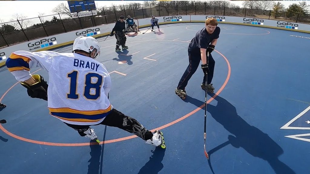 Charlotte Outdoor Hockey Game