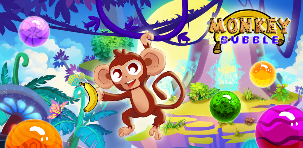 Monkey Bubble Shooter Game