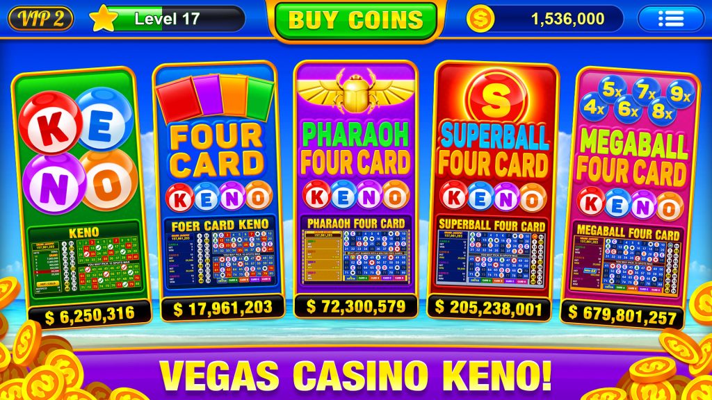 Keno casino game