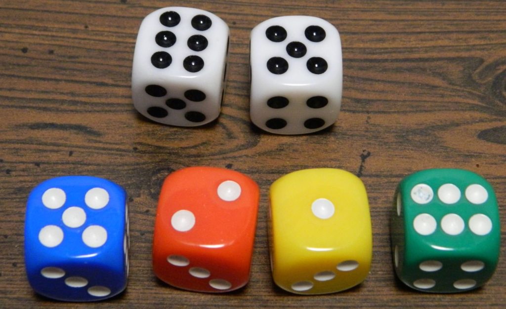 Qwixx dice game