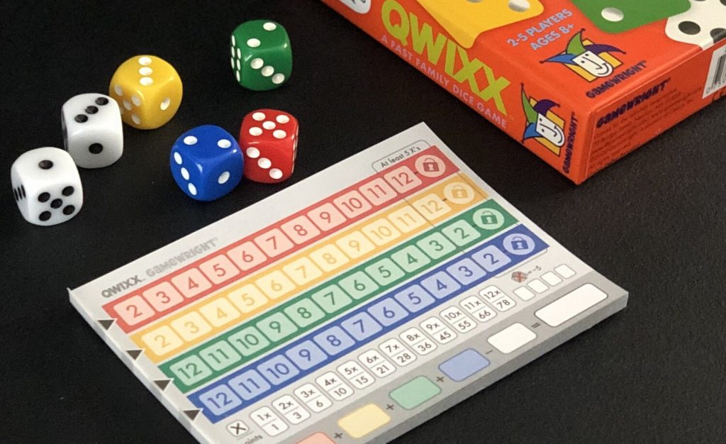 Qwixx dice game