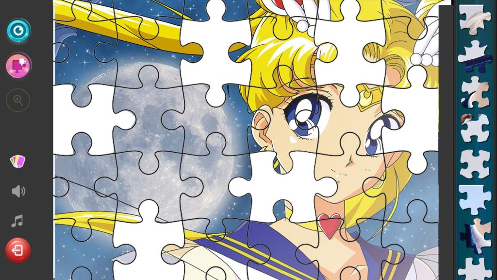 Sailor Moon Puzzle Game