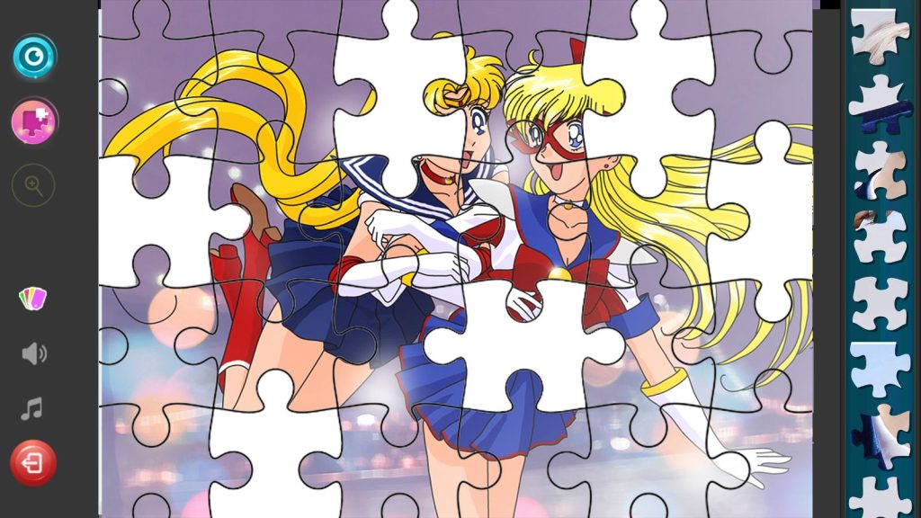 Sailor Moon Puzzle Game