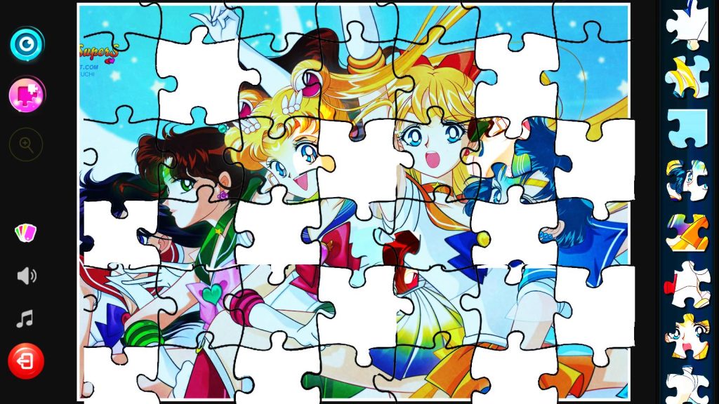 Sailor Moon Puzzle Game