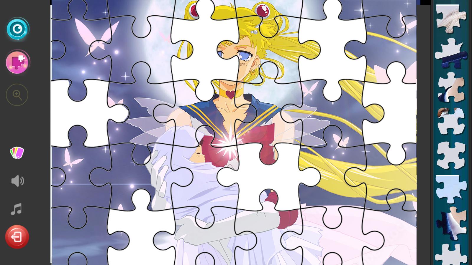 Sailor Moon Puzzle Game