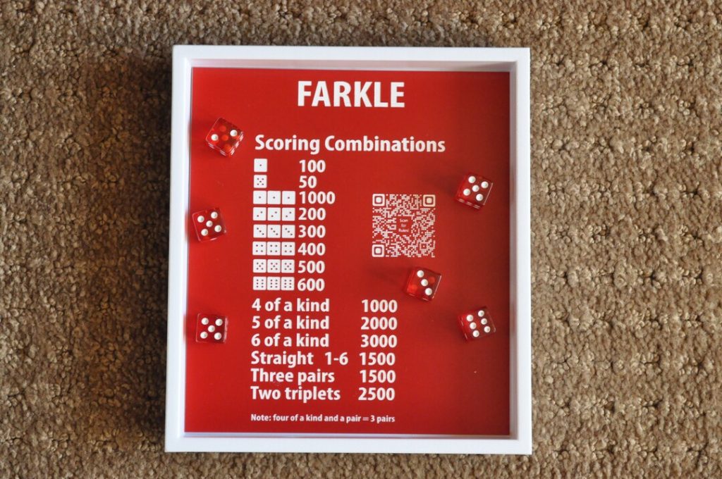 Farkle dice
