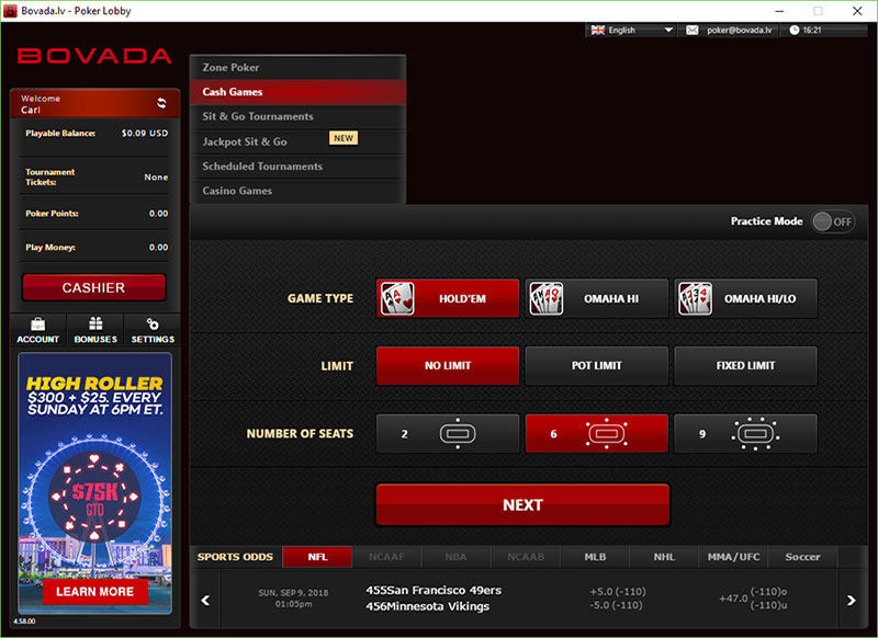 Bovada Casino Mobile App