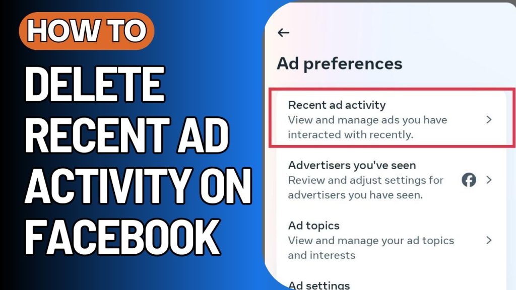 Delete A Facebook Ad
