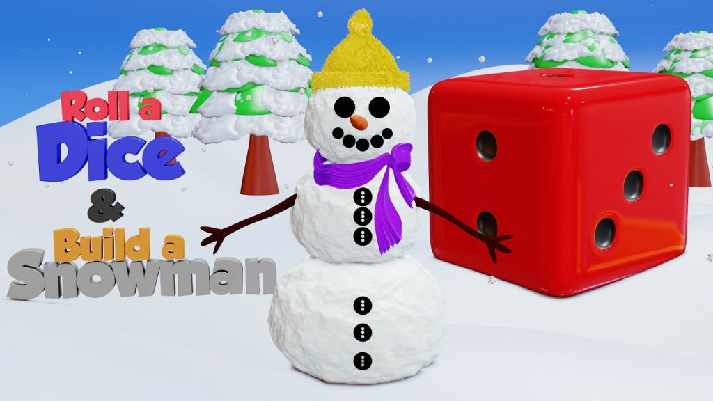 Snowman Dice
