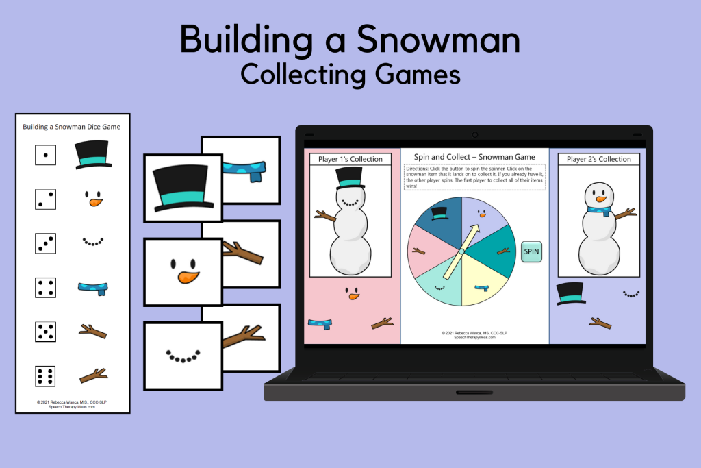Snowman Dice