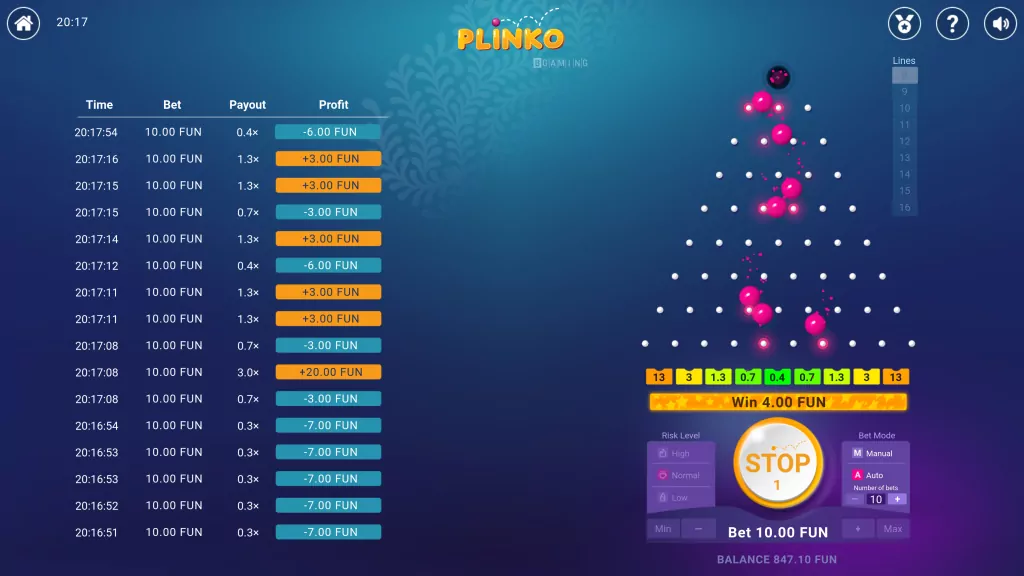 Plinko casino