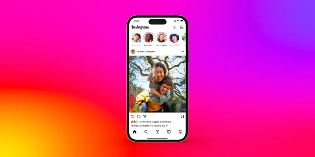 collaborator on Instagram