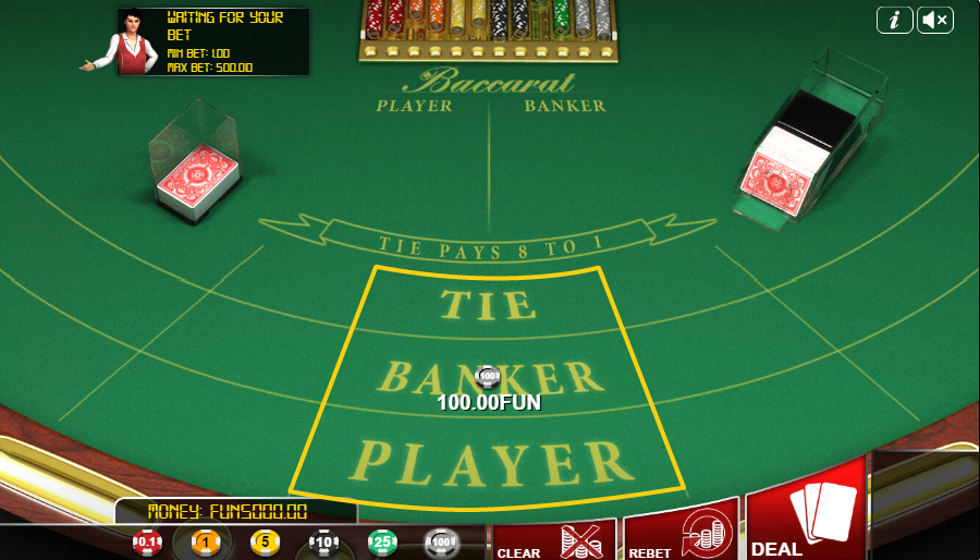 Baccarat game