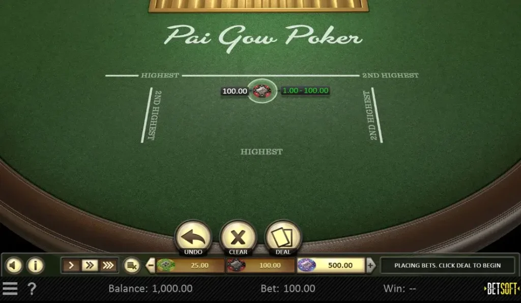 Free Pai Gow