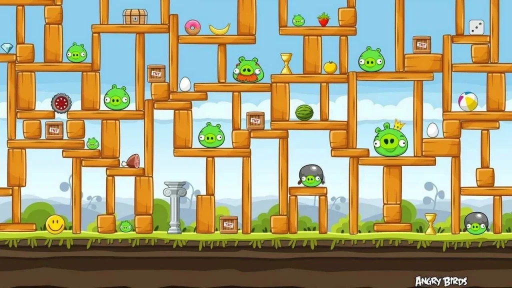 Table Game Angry Birds