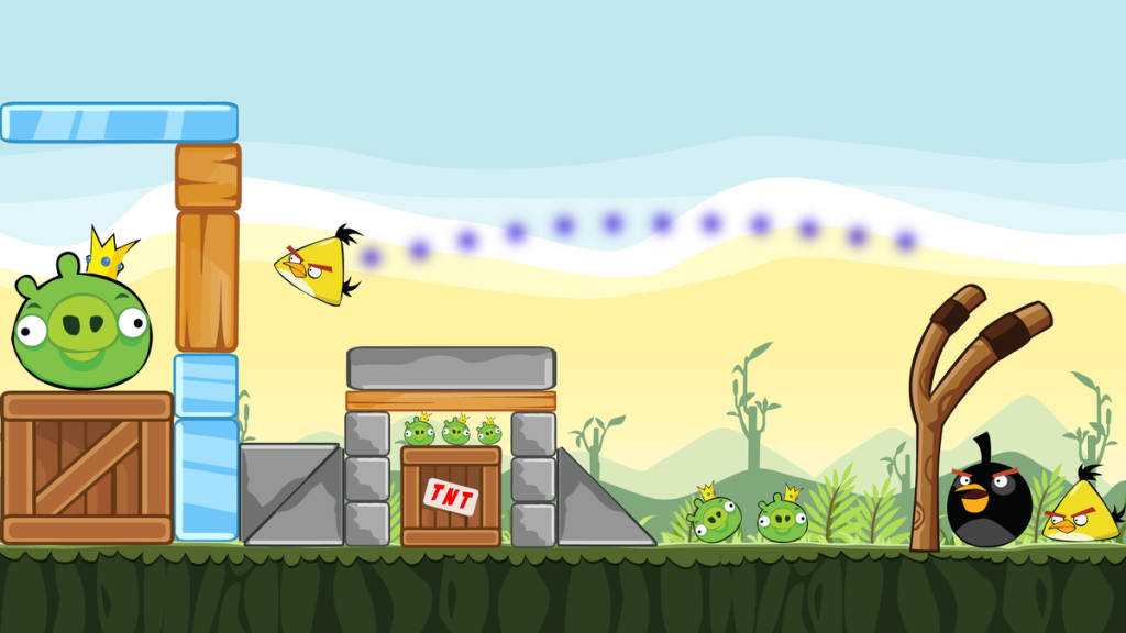 Table Game Angry Birds
