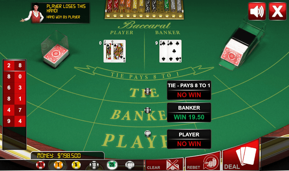 Free Baccarat Game Online